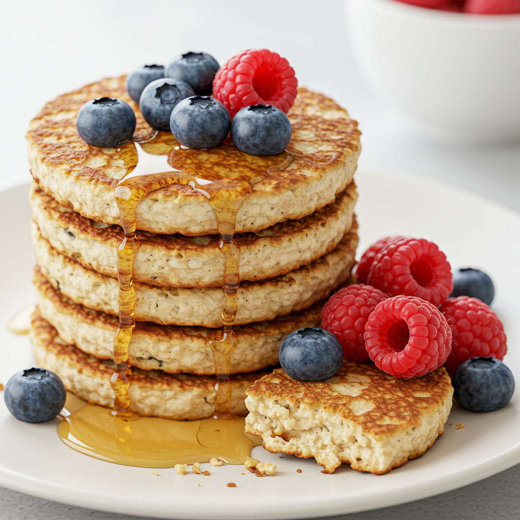 15. Breakfast Rice Cakes (Homemade Pancake Style)