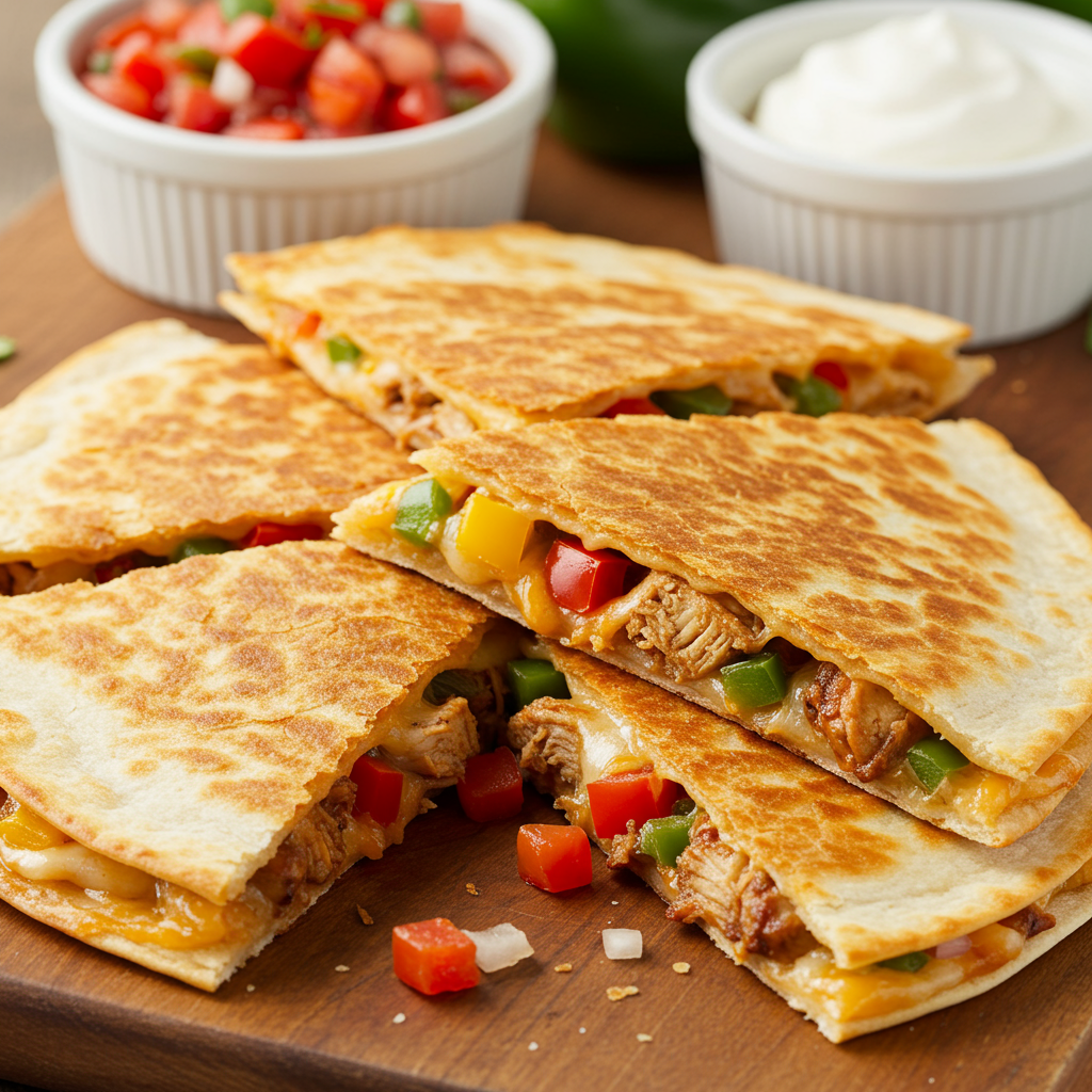 15. Jerk Chicken Quesadillas