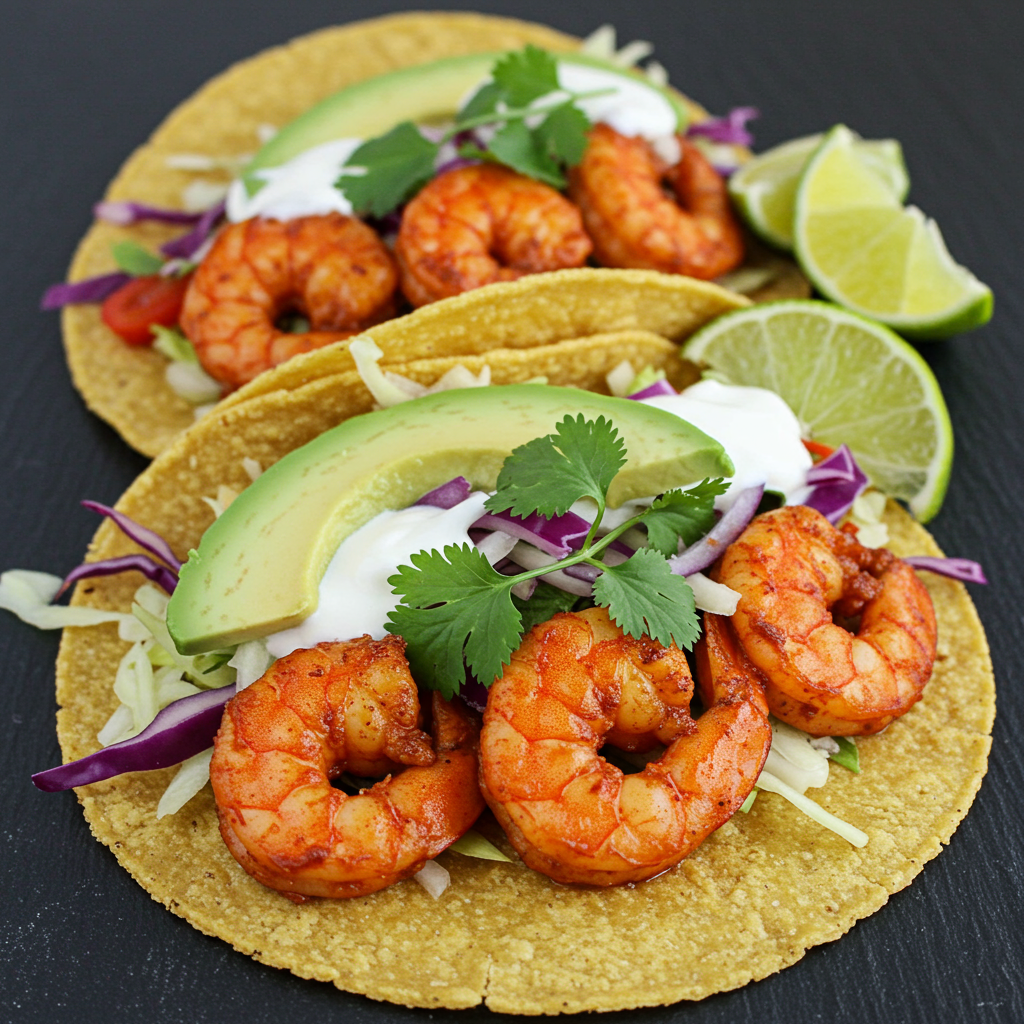 15. Jerk Shrimp Tacos