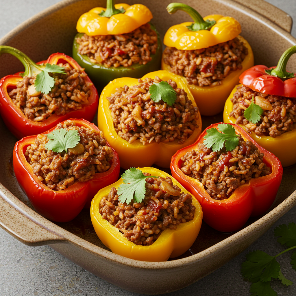 15. Korean BBQ Stuffed Peppers