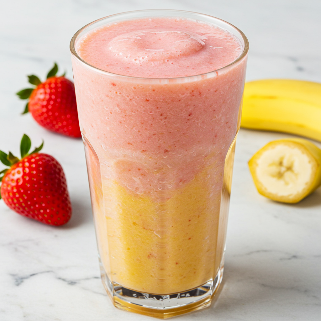 15. Strawberry &amp; Banana Smoothie with Yogurt