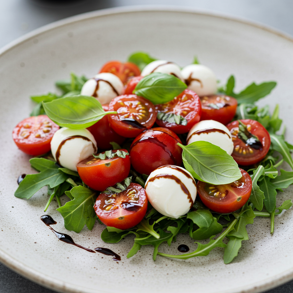 17. Caprese-Style Arugula Salad