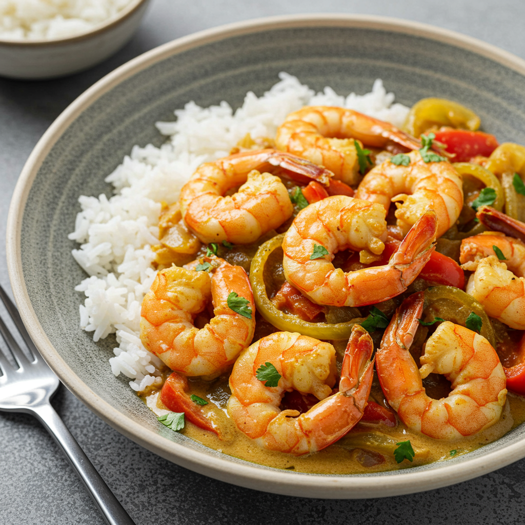 17. Coconut Jerk Shrimp Curry