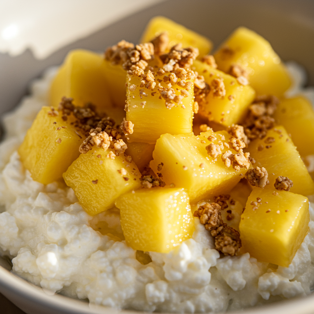 17. Cottage Cheese & Pineapple Cup