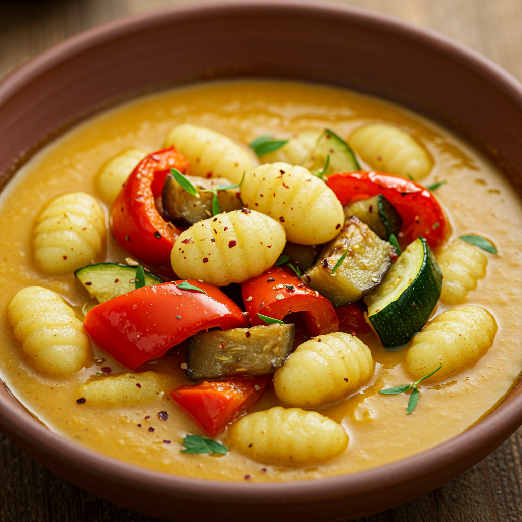 17. Roasted Vegetable Gnocchi Soup