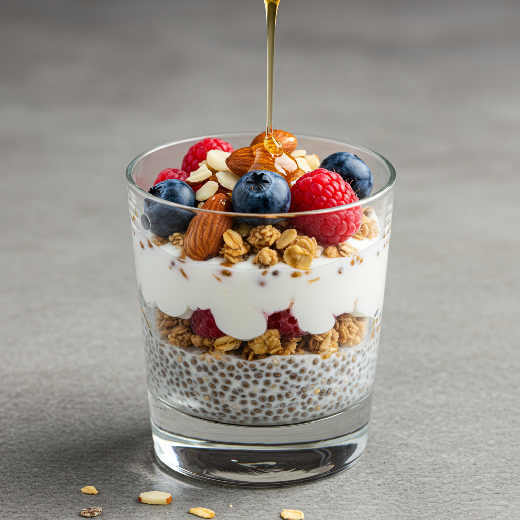 18. Protein Chia Pudding Parfait