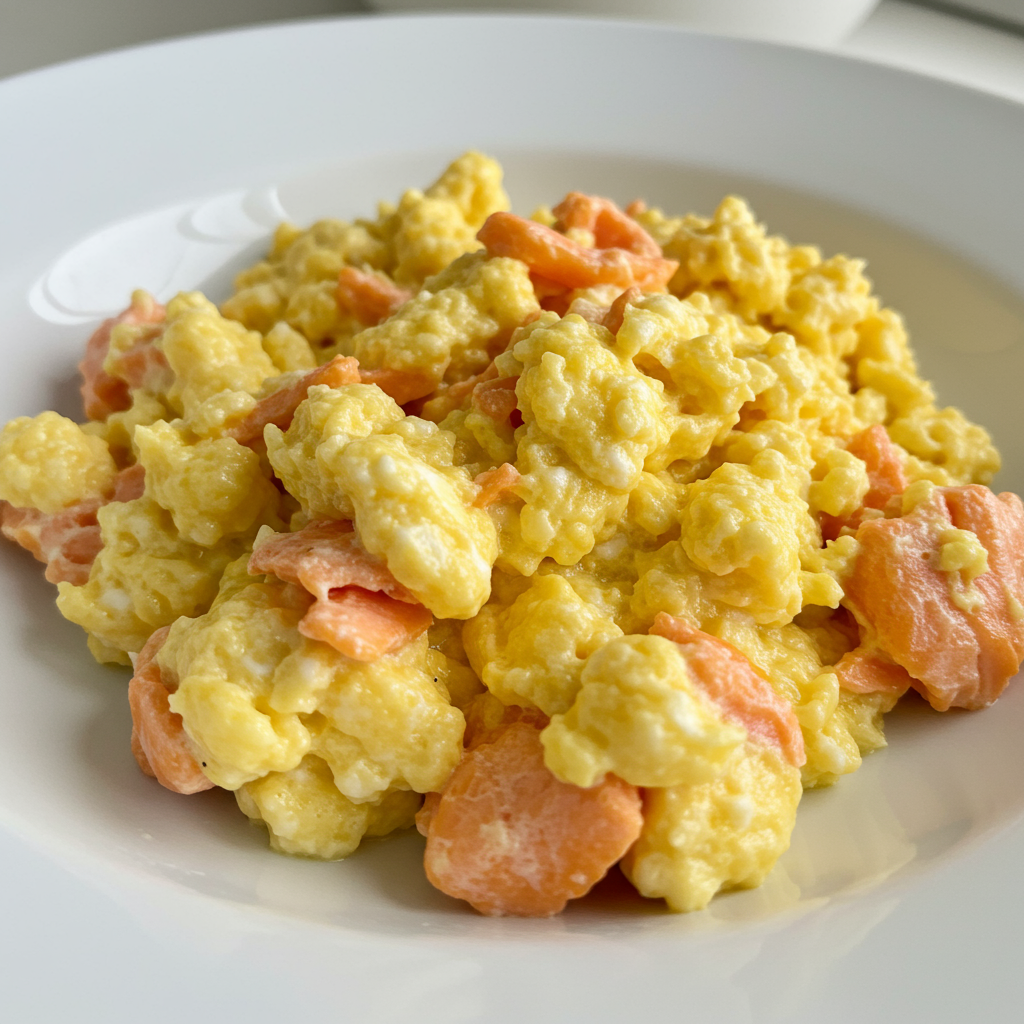 18. Scrambled Eggs with Salmon