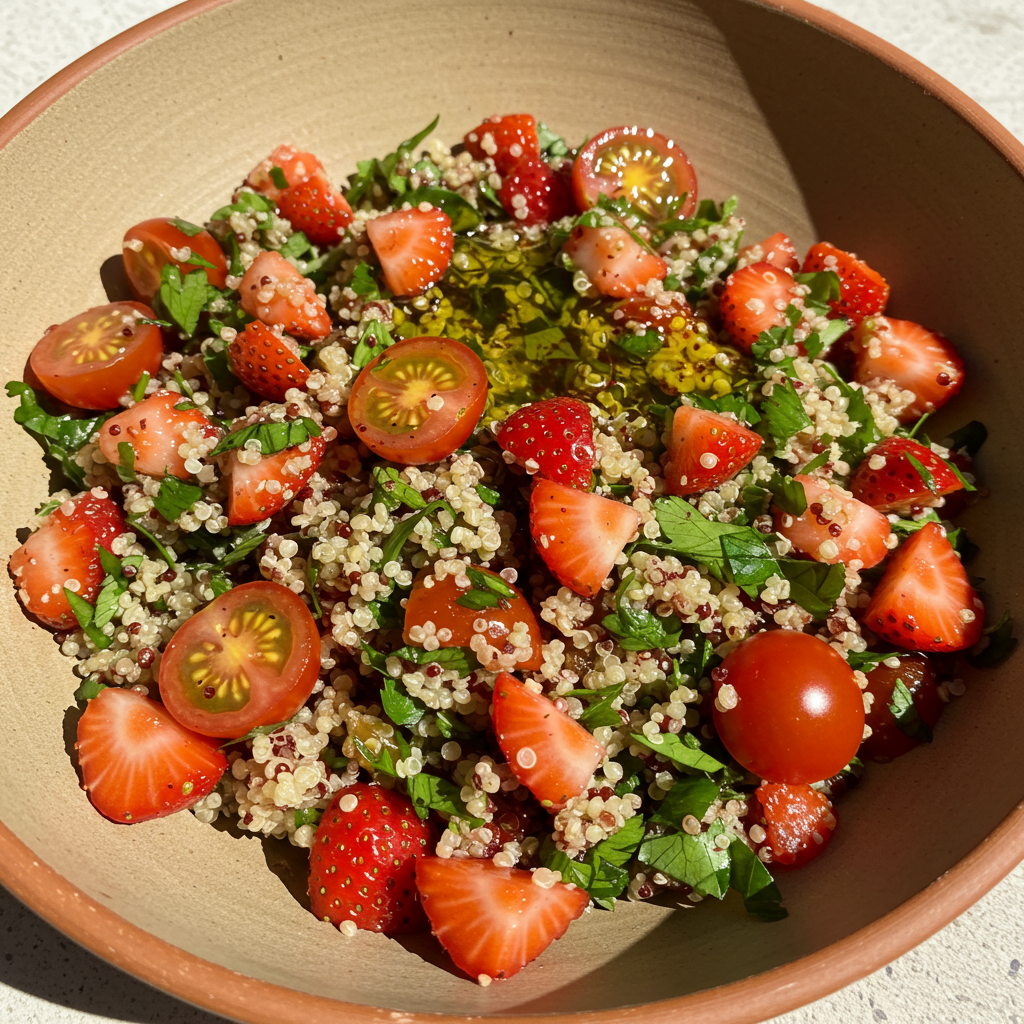 18. Strawberry & Quinoa Tabbouleh