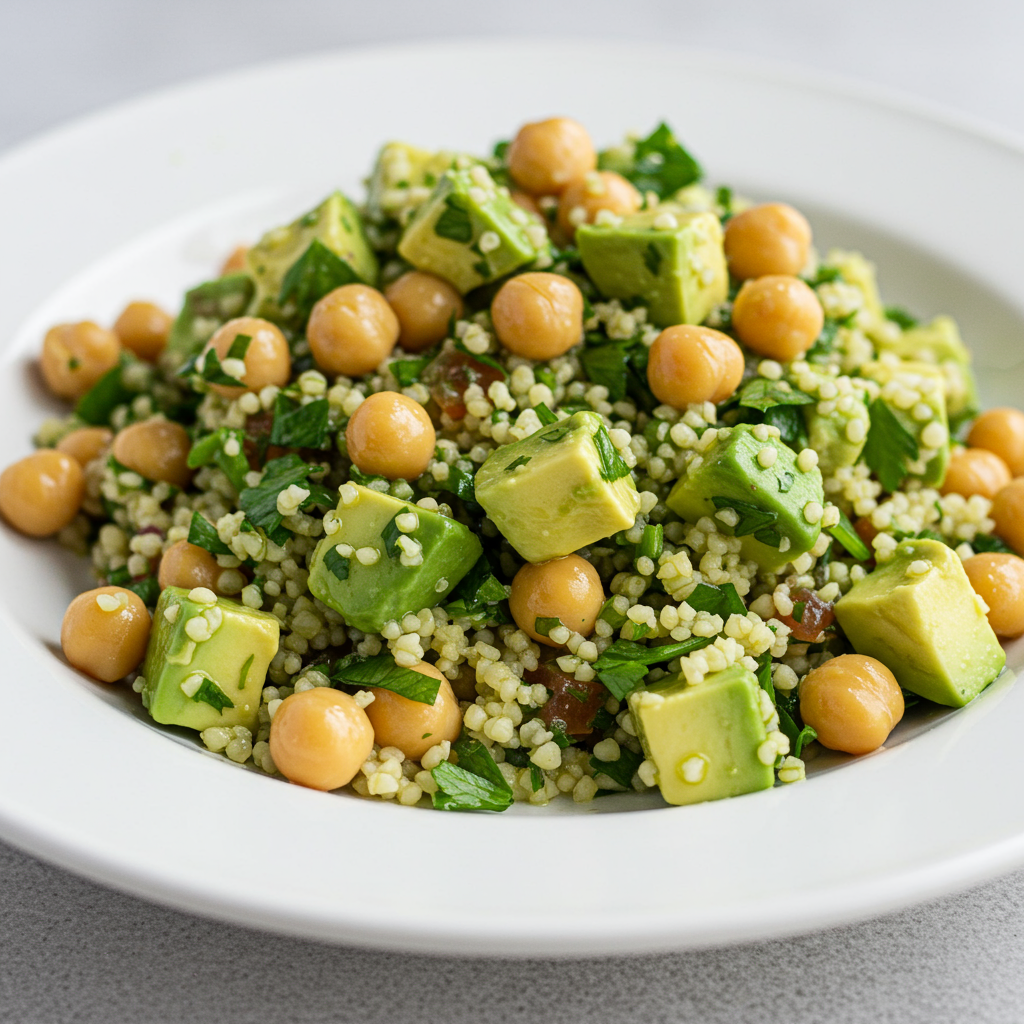 19. Avocado & Chickpea Tabbouleh