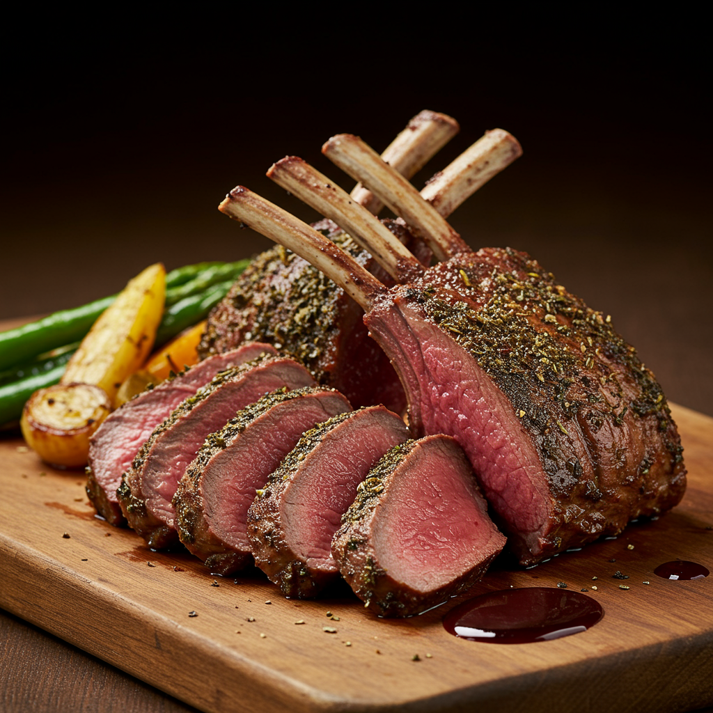 19. Herb-Crusted Rack of Venison