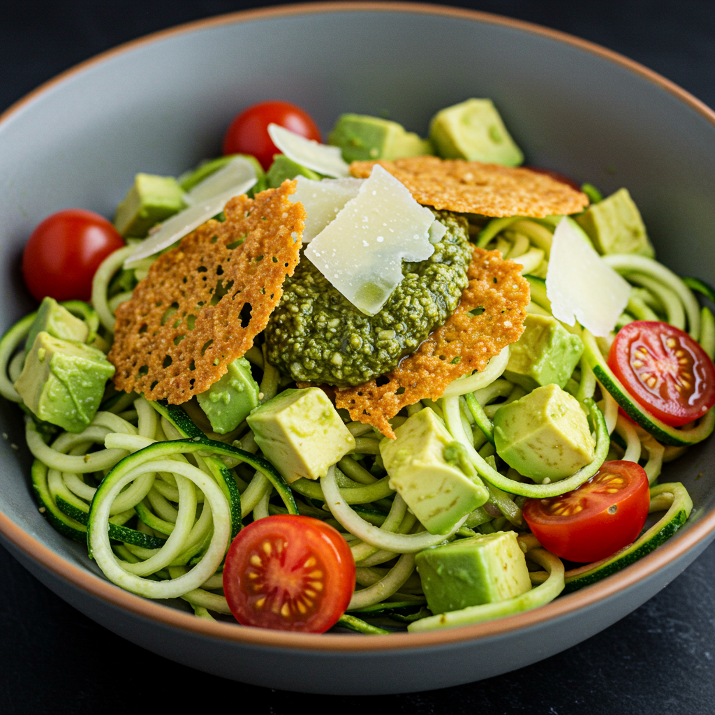 20. Avocado & Zucchini Noodle Salad