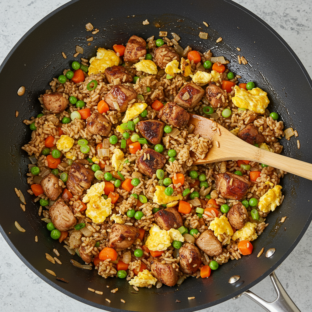 20. Jerk Chicken Fried Rice