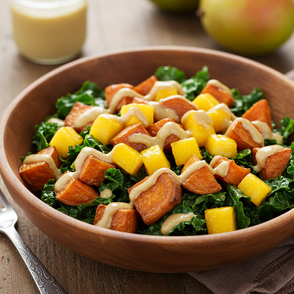 20. Mango & Roasted Sweet Potato Salad