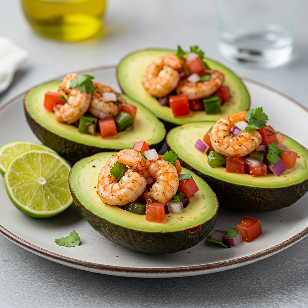 21. Jerk Shrimp Stuffed Avocados