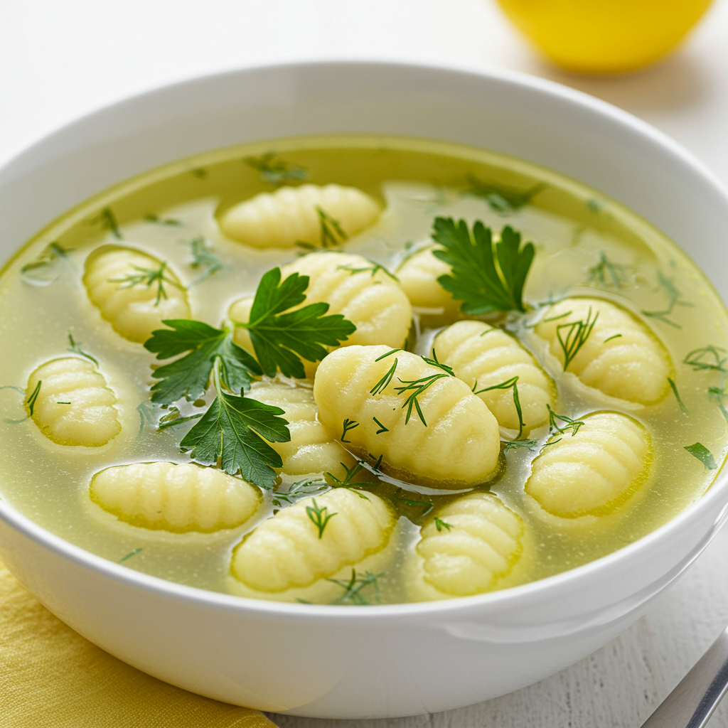 21. Lemon Herb Gnocchi Soup