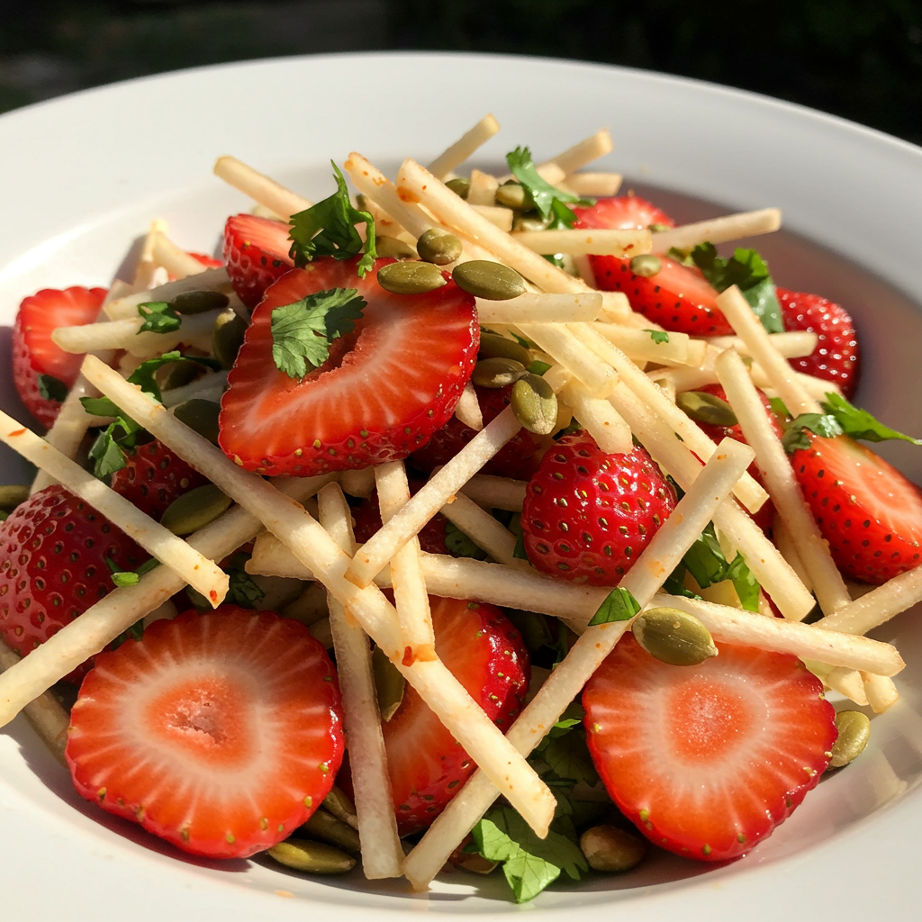 21. Strawberry & Jicama Salad