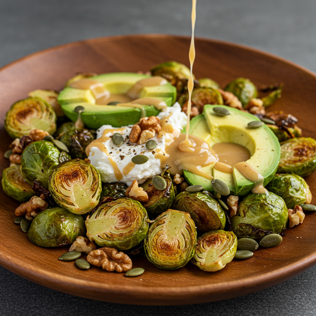 22. Avocado & Roasted Brussels Sprouts Salad