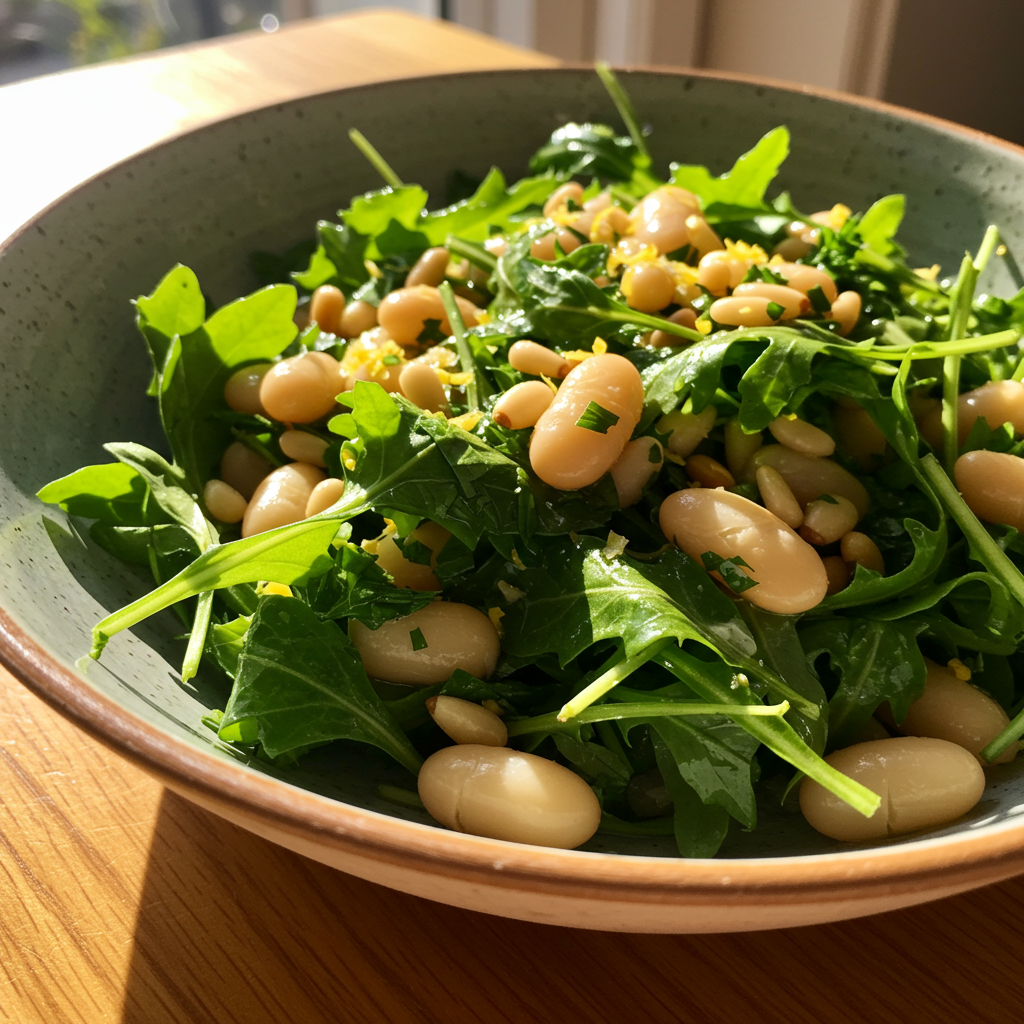 23. Herbed White Bean & Arugula Salad
