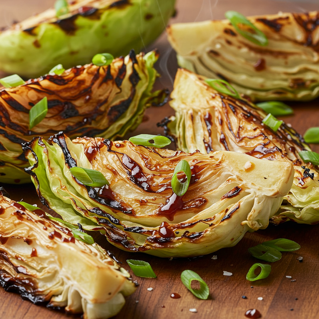 24. Korean BBQ Cabbage Steaks
