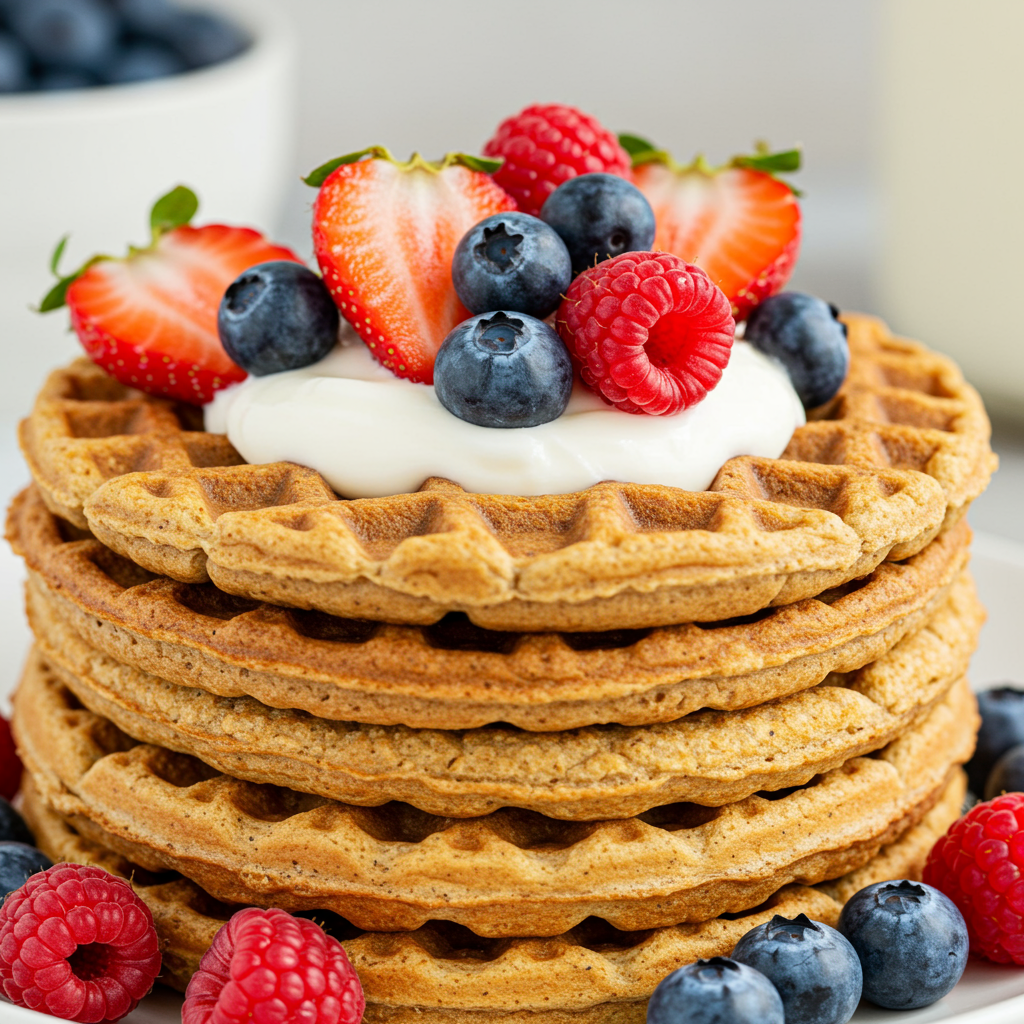 24. Protein Waffles