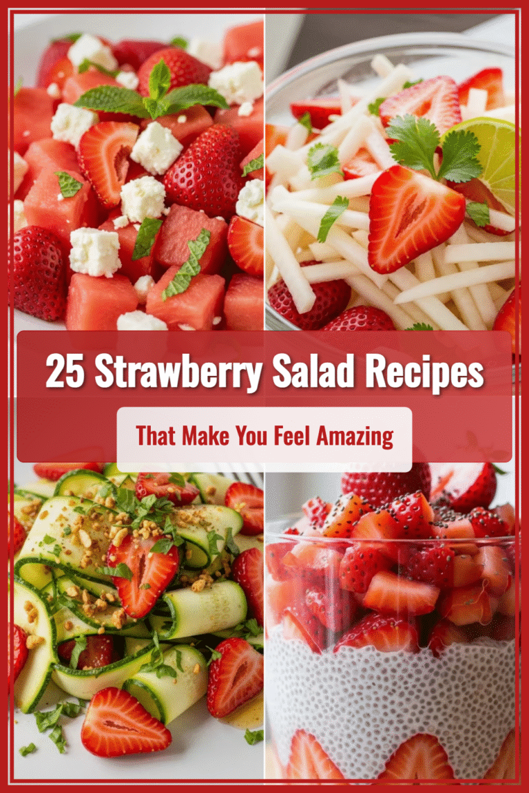 25 Strawberry Salad Recipes That Make You Feel Amazing