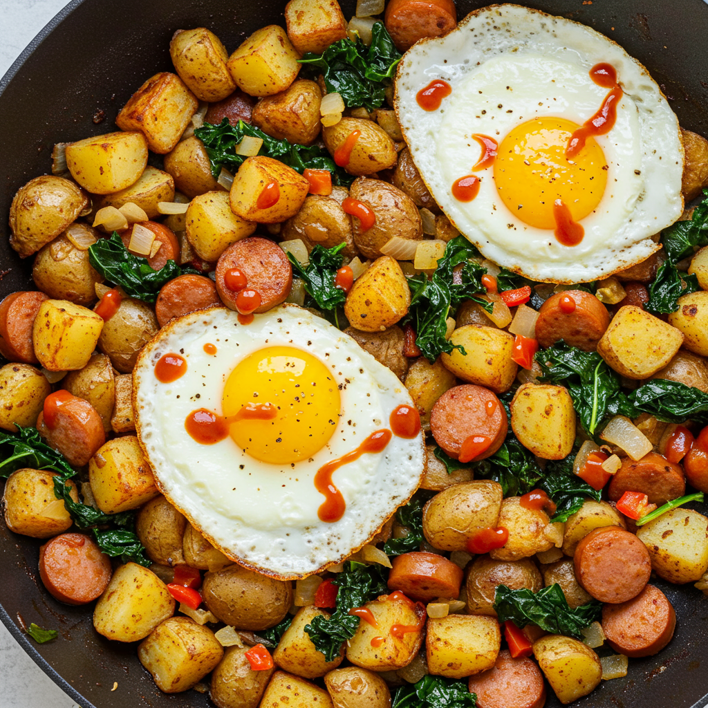 25. Chicken and Kale Breakfast Hash