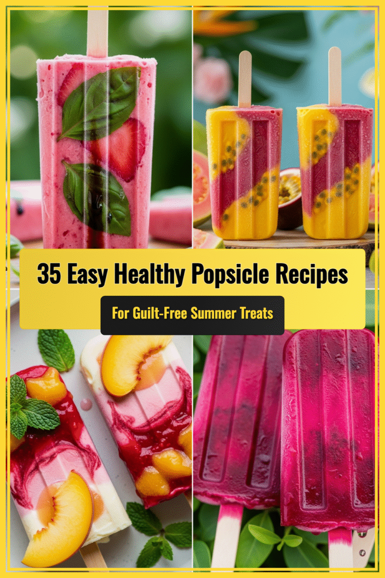 35 Easy Healthy Popsicle Recipes for Guilt-Free Summer Treats