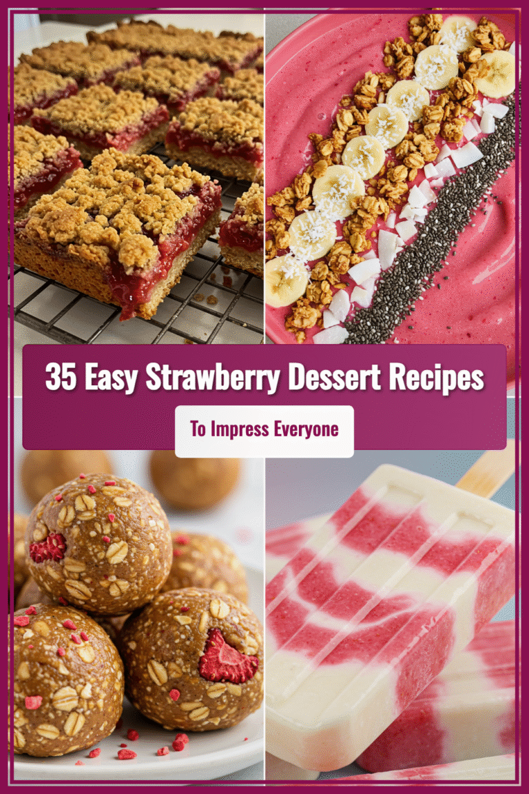 35 Easy Strawberry Dessert Recipes to Impress Everyone