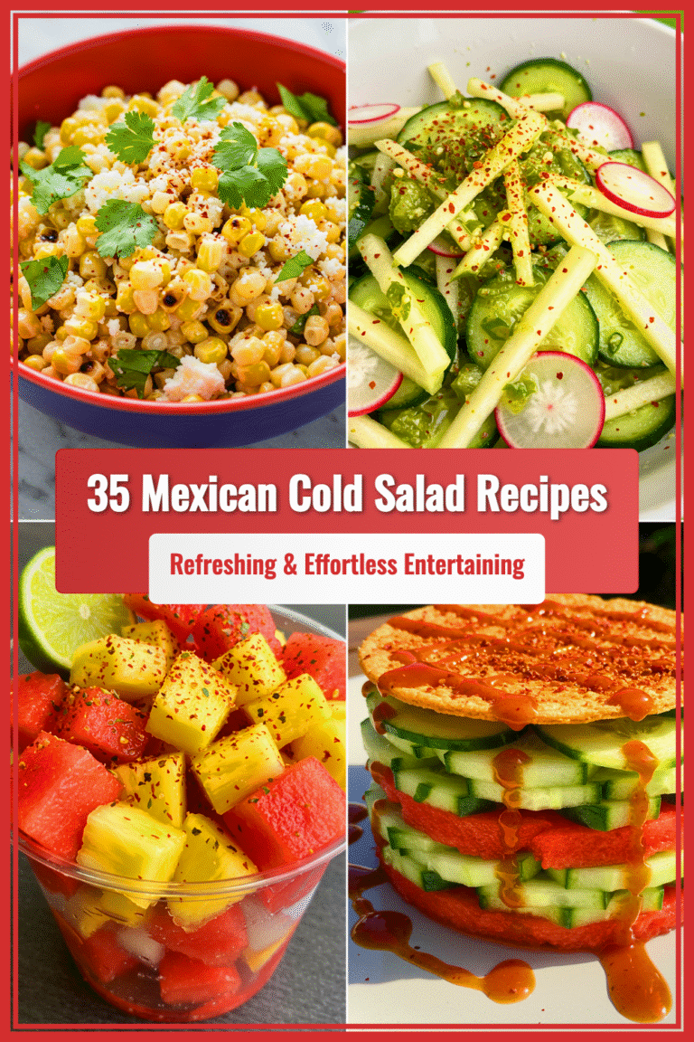 35 Refreshing Mexican Cold Salad Recipes for Effortless Entertaining