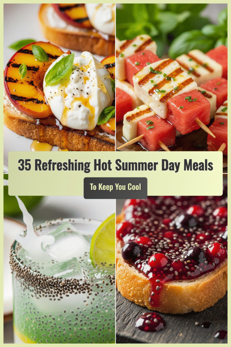 35 Refreshing Hot Summer Day Meals to Keep You Cool