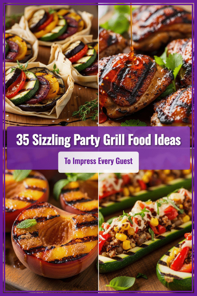 35 Sizzling Party Grill Food Ideas to Impress Every Guest