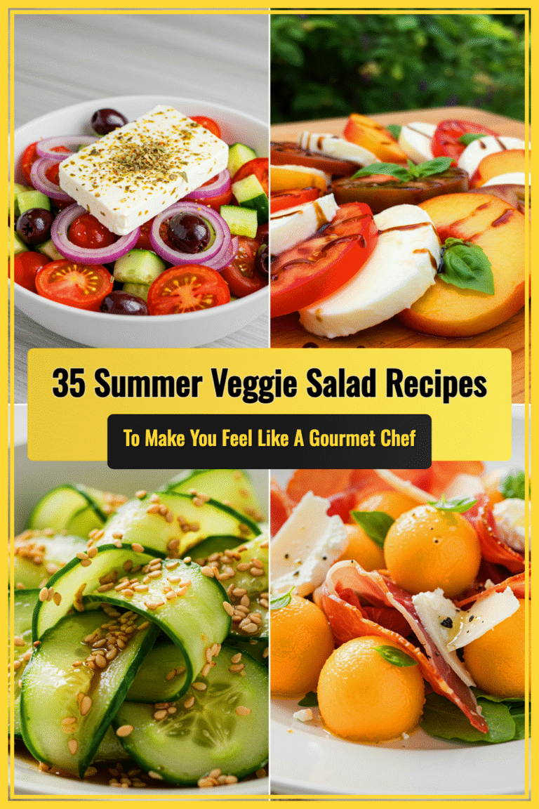 35 Summer Veggie Salad Recipes to Make You Feel Like a Gourmet Chef