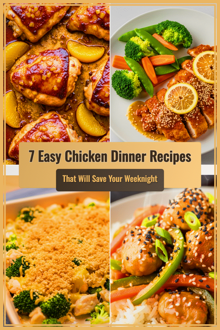 7 Easy Chicken Dinner Recipes That’ll Save Your Weeknight