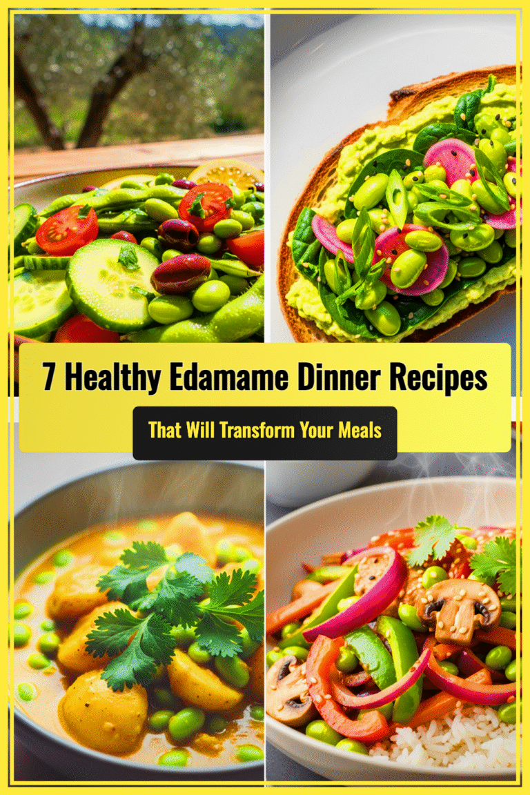7 Amazing Healthy Edamame Dinner Recipes That’ll Transform Your Meals
