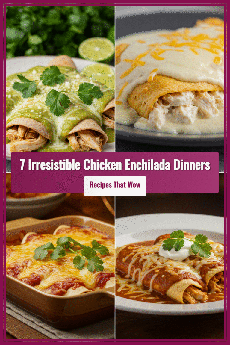 7 Irresistible Chicken Enchilada Dinner Recipes That’ll Wow