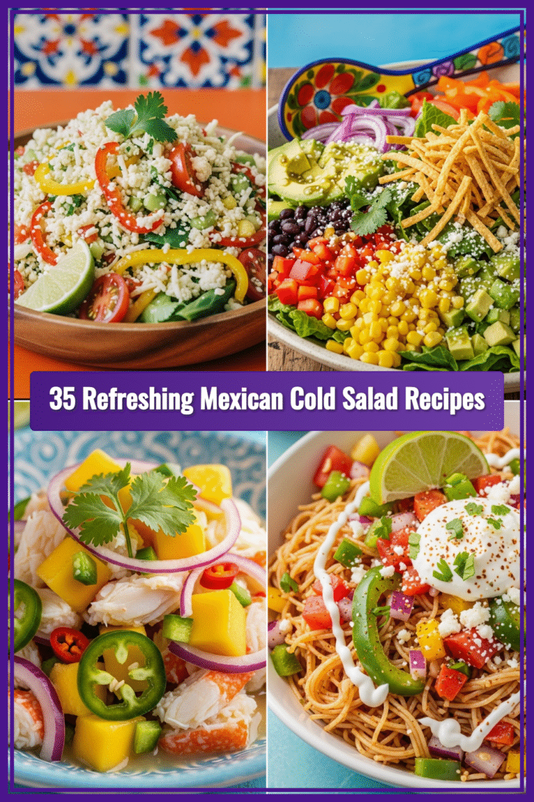 35 Refreshing Mexican Cold Salad Recipes for Effortless Entertaining