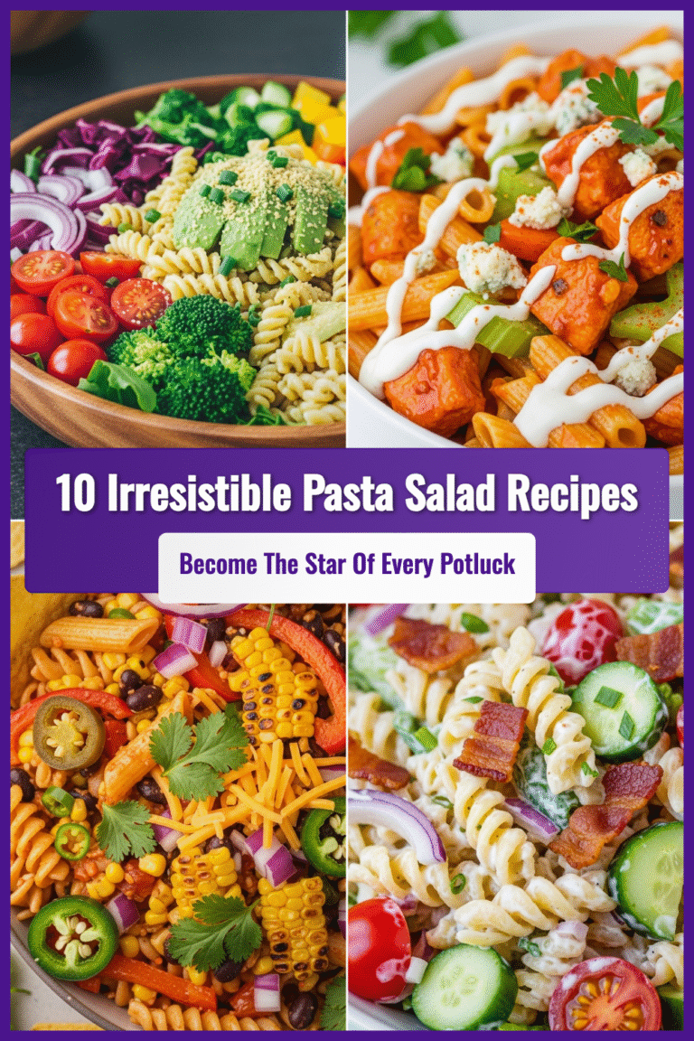 10 Irresistible Pasta Salad Recipes That Will Make You the Star of Every Potluck