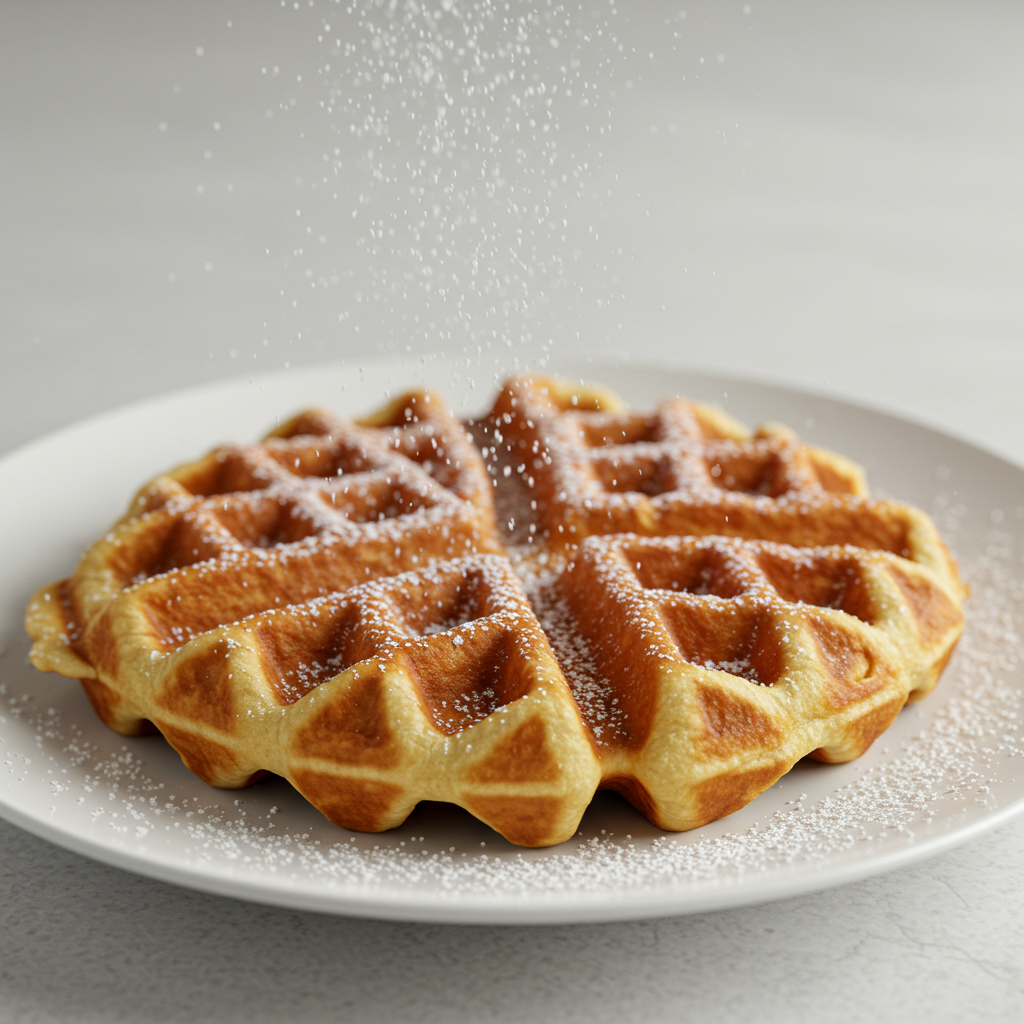 1. Classic Belgian Waffles (Yeast-Based)
