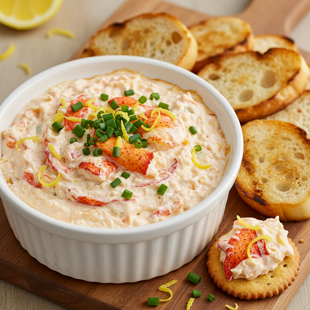 1. Classic Creamy Lobster Dip