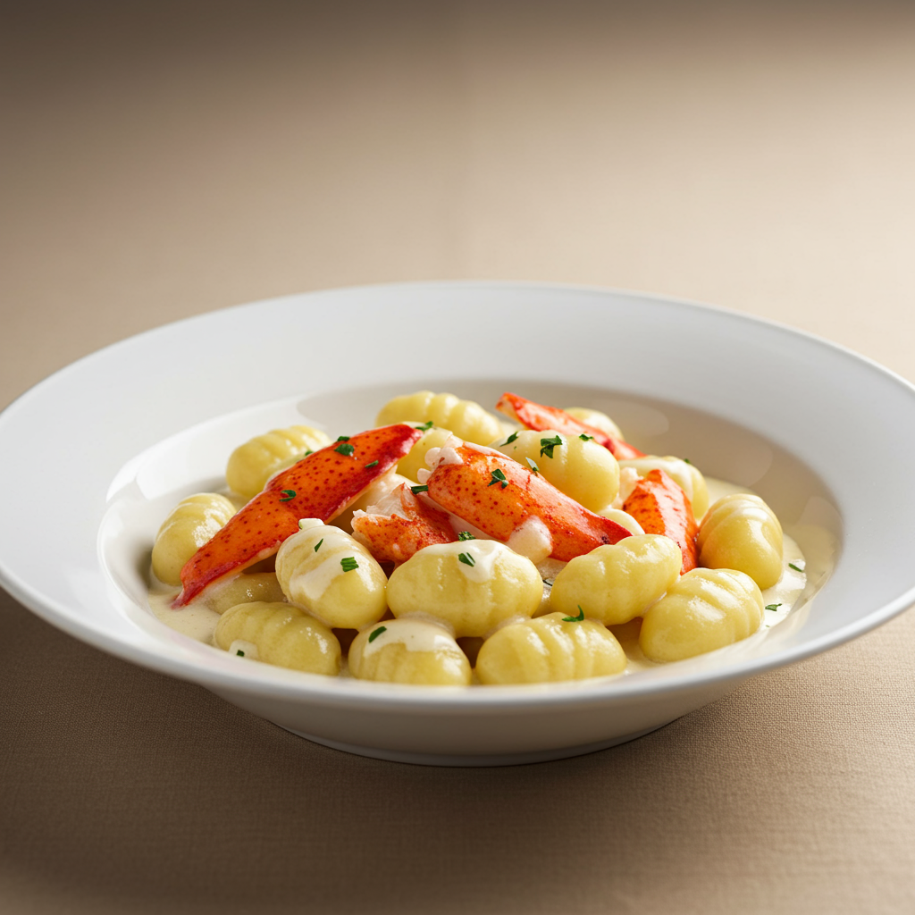 1. Classic Creamy Lobster Gnocchi