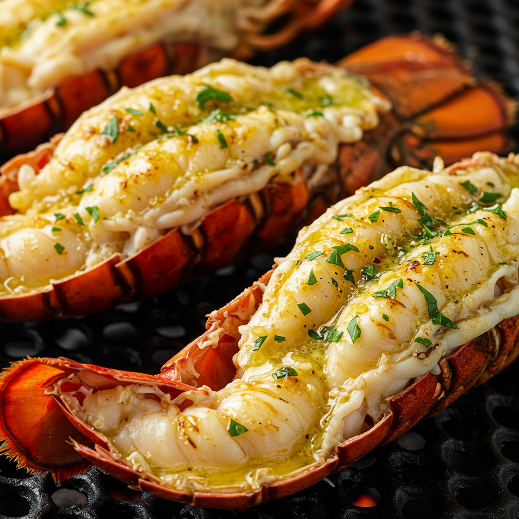 1. Classic Garlic Butter Grilled Lobster Tails