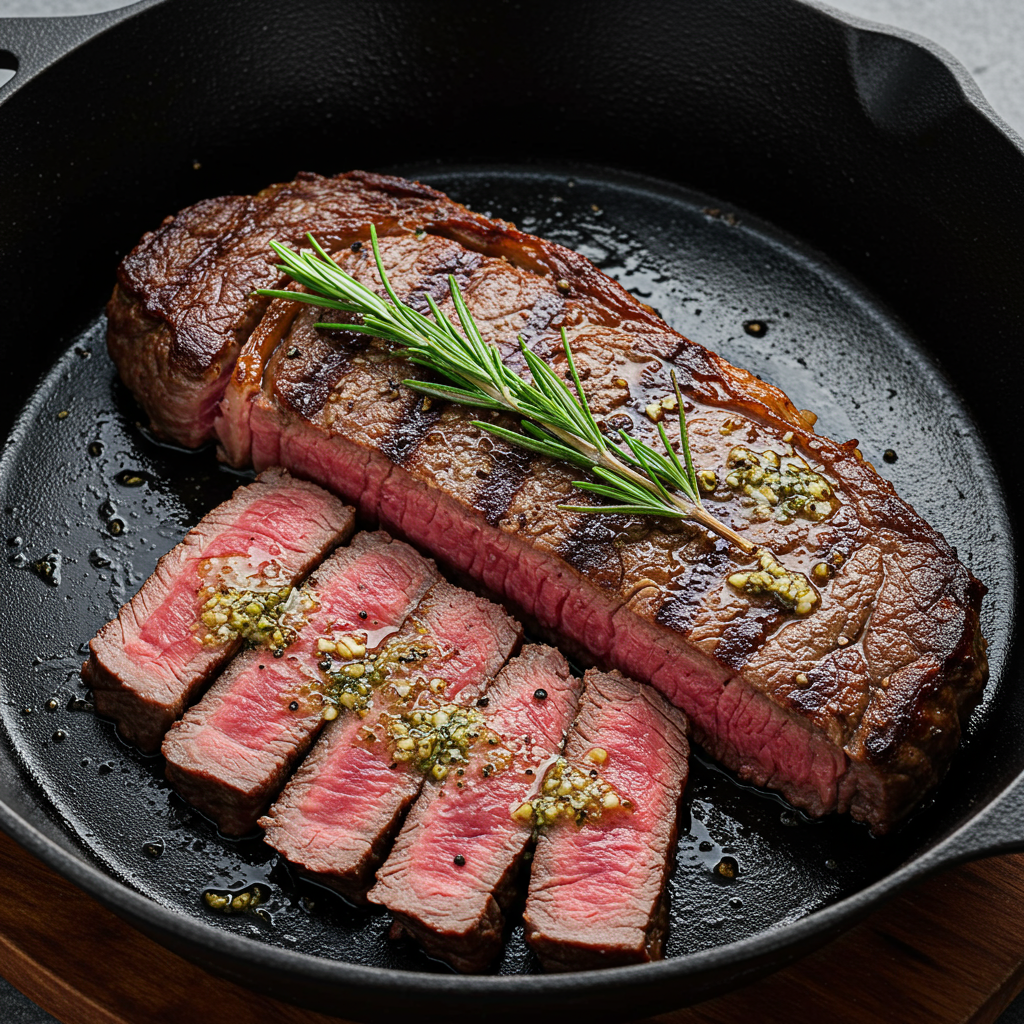 1: Classic Garlic Herb Ribeye
