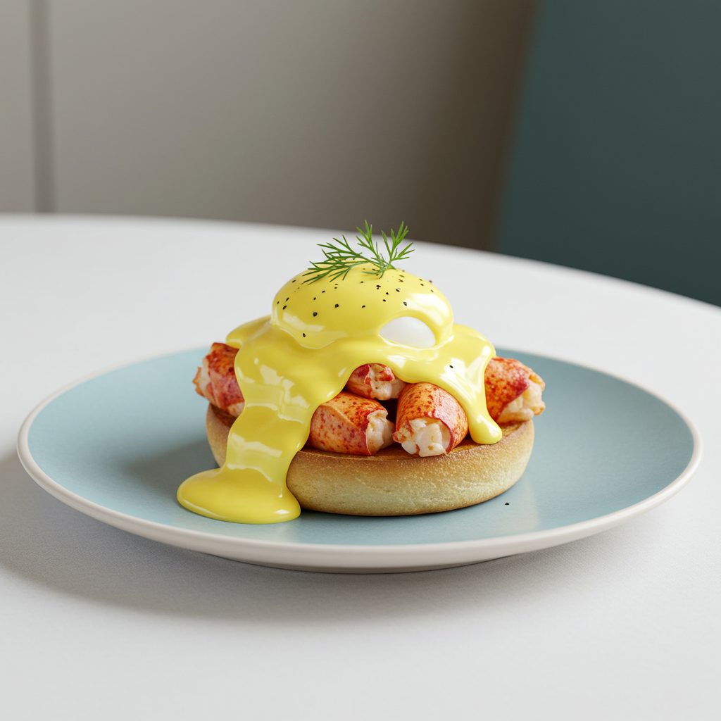 1. Classic Lobster Benedict with a Twist