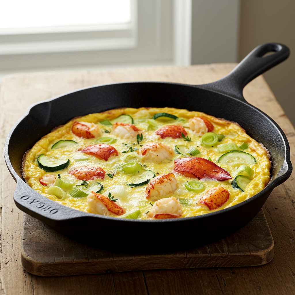 1. Classic Lobster Frittata (Framed Cooks Inspired)
