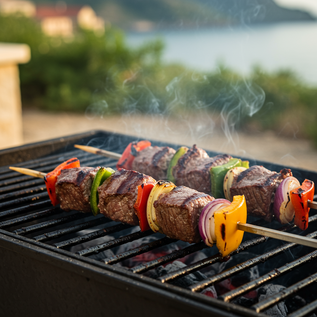 1. Classic Mediterranean Beef Kebabs