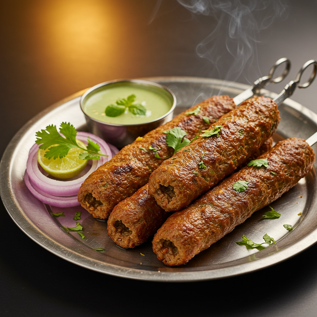 1. Classic Seekh Kebab – The Gateway to Kebab Heaven