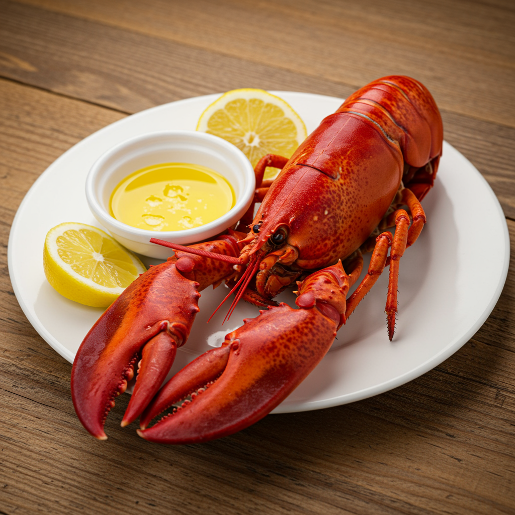 1. Classic Steamed Lobster with Melted Butter