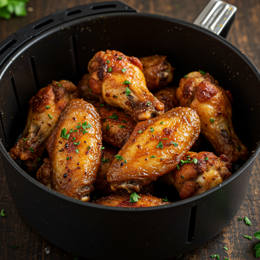 1. Crispy Air Fryer Chicken Wings