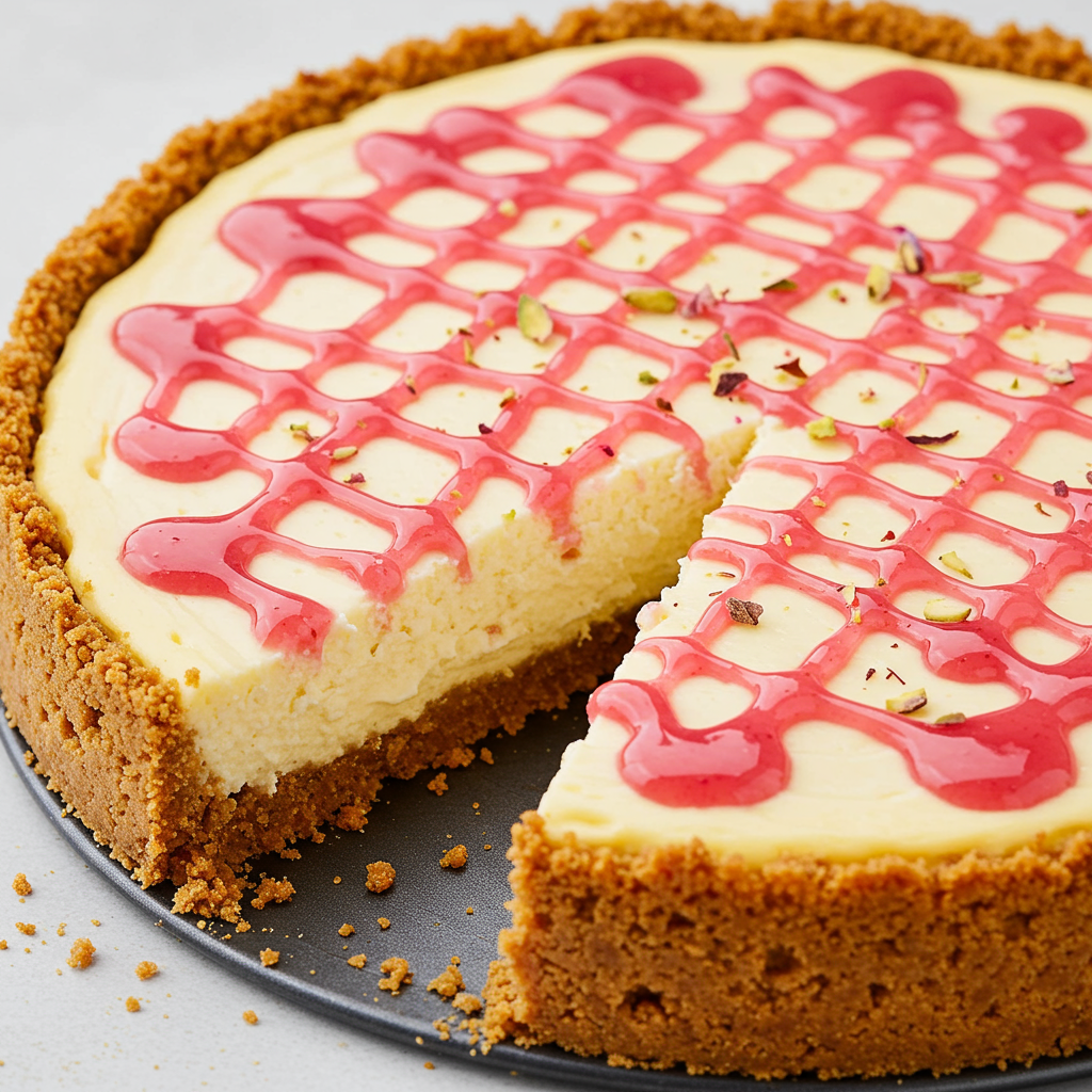 1. Gulab Jamun Cheesecake (No-Bake)