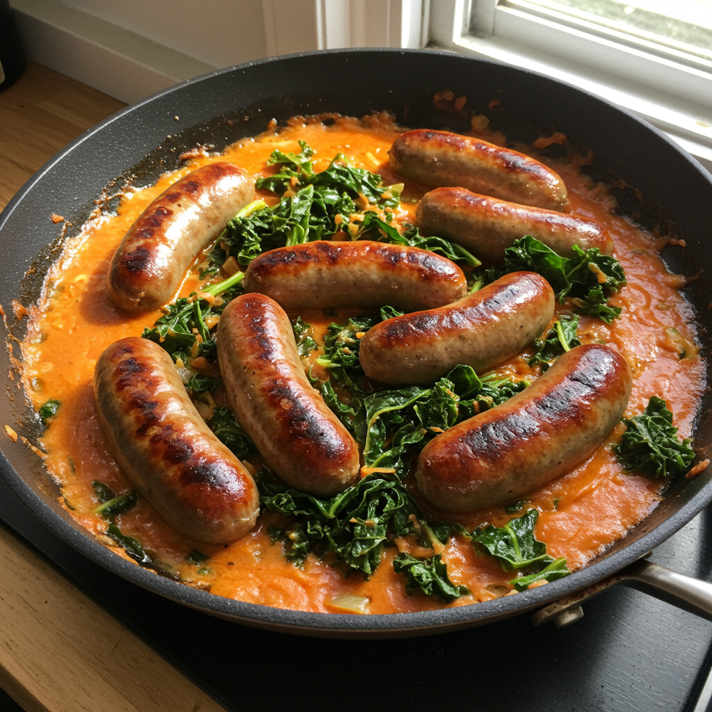 1. Italian Sausage and Kale Skillet